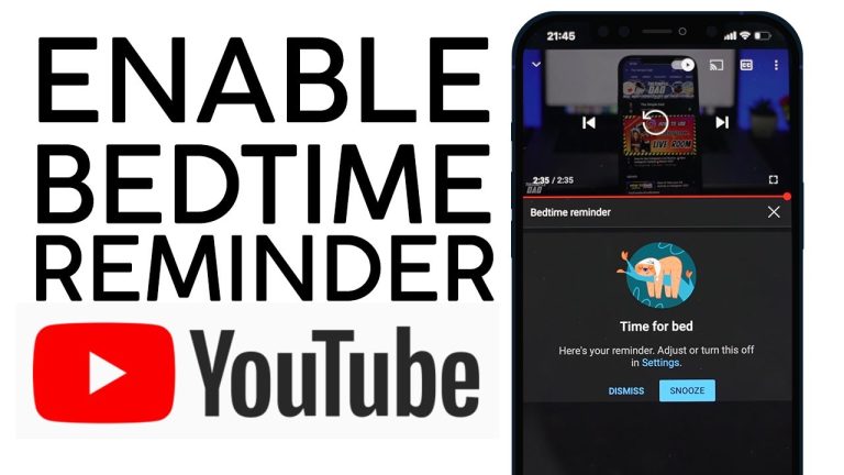 How To Enable ‘Bedtime Reminder’ Feature on YouTube